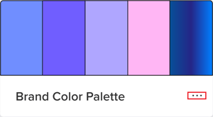 Gradient color palette to delete