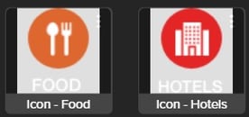 Icons presets for Air Asia