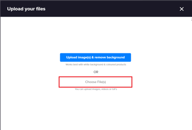 Upload files from your device